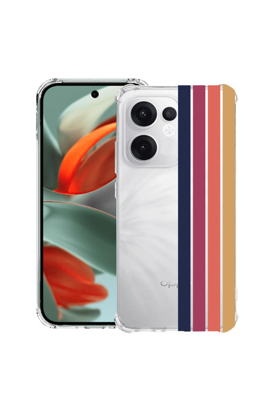 bestcase ®   Husă Antișoc pentru OPPO Reno15F / FS, Linii Retro, 3145726 AS 1478
