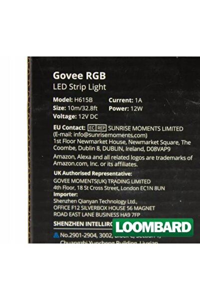 NO BRAND Bandă LED 10m GOVEE RGB H615B