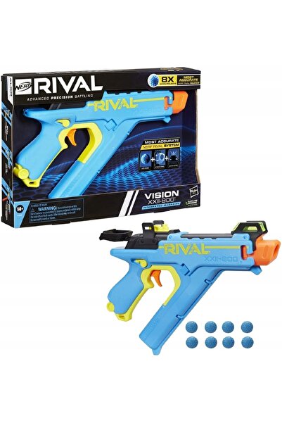 NO BRAND Blaster Nerf Rival Vision Xxii-800 cu încărcător și 8 gloanțe