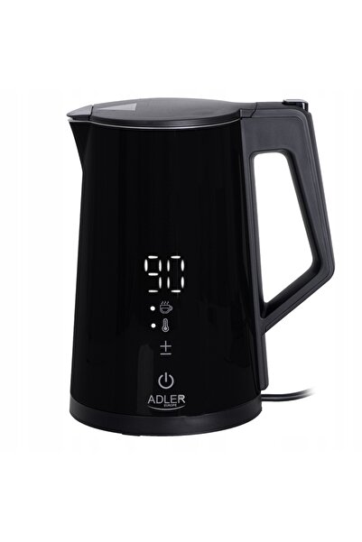 NO BRAND Fierbător electric 1.7L 1850W cu control al temperaturii și afișaj t...
