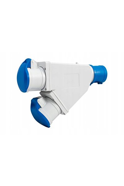NO BRAND Adaptor camping 16A 3P 2Xgn.16A 3P Pătrat IP44 F-Elektro