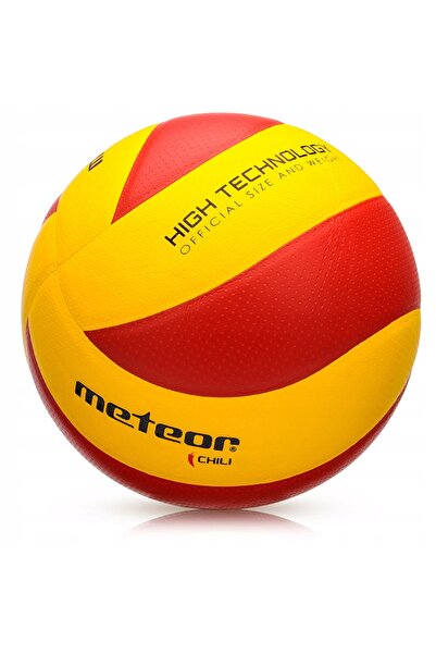 NO BRAND Minge de volei Meteor Chili |   Pu Galben/Roșu 5