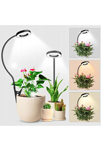 NO BRAND Lampă LED pentru plante Spectru Complet 2 Unități Temporizator 6/12/...