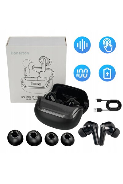 NO BRAND Căști Bluetooth fără fir, rezistente la apă IP7, sunet stereo Hi-Fi 3D