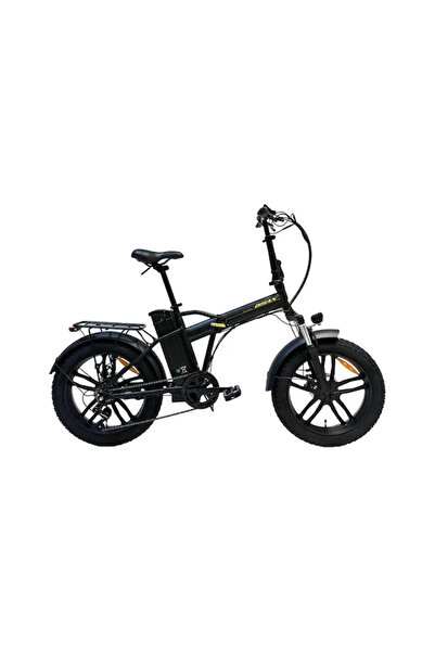Bisan E-Folding F3 20 Jant 7 Vites 43 Cm Mat Siyah Sarı Elektrikli Katlanır B...