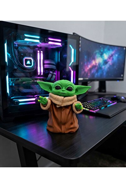 SEKO COMPANY Baby Yoda Gaming Kasa İçi Dekor Bilgisayar Kasası- Aksesuar - Ya...