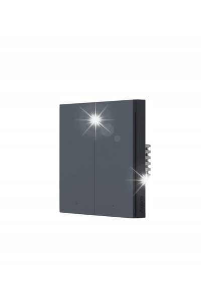 Aqara Întrerupător de lumină H1 cu 2 butoane, inteligent, compatibil Homekit,...