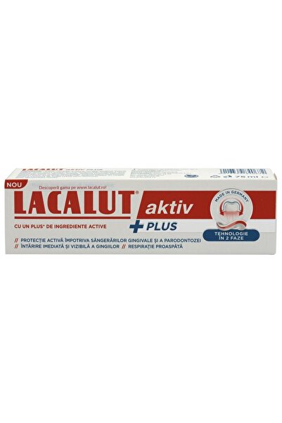 lacalut Паста за зъби, Лакалут, 75 мл Актив плюс