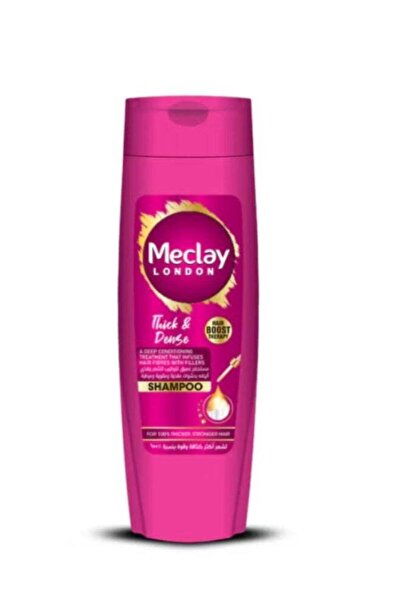 Meclay London Thick & Dense Shampoo 185ml – Volumizing Shampoo for Thin & Fin...