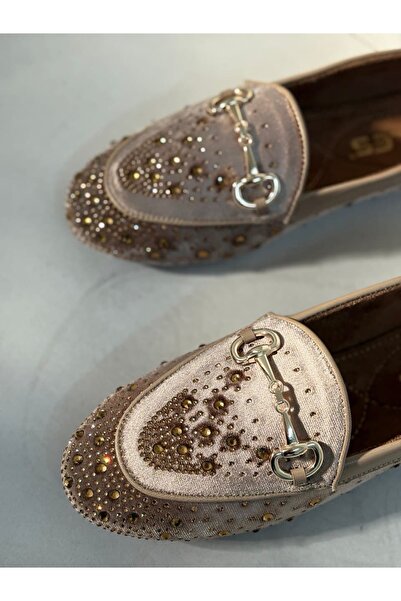 Elimery Shoes Selena Taşlı Loafer Babet