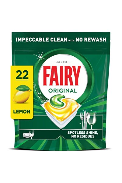 Fairy Detergent Vase Capsule 22 pcs Lemon