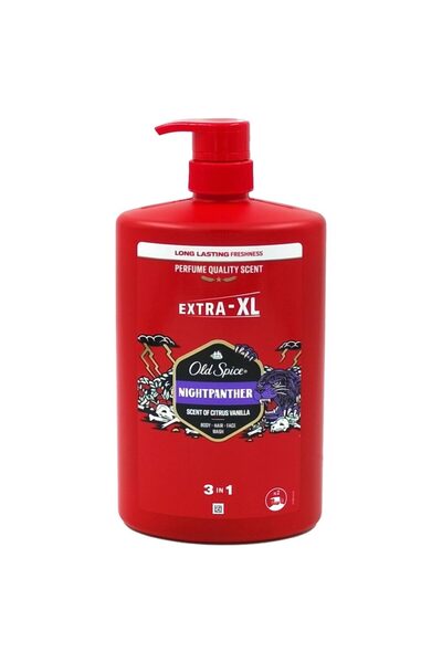 Old Spice Αφρόλουτρο, Old Spice,/Σαμπουάν 1 λίτρο 3 σε 1 Nightpanther