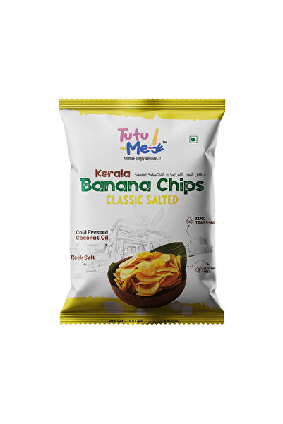 Generic Brand TUTU ME Kerala Banana Chips - Classic Salted | 100g
