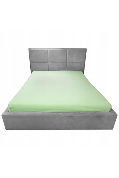 NO BRAND Cearșaf de pat impermeabil 90X200 cm Verde Jersey