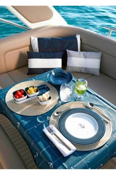 NO BRAND Pahare Incasabile Low Sailor Ecozen Set 6 Bucăți Marine Business 14090