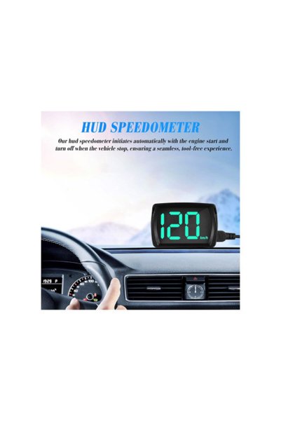OEM Vitezometru universal GPS auto head-up display, Negru