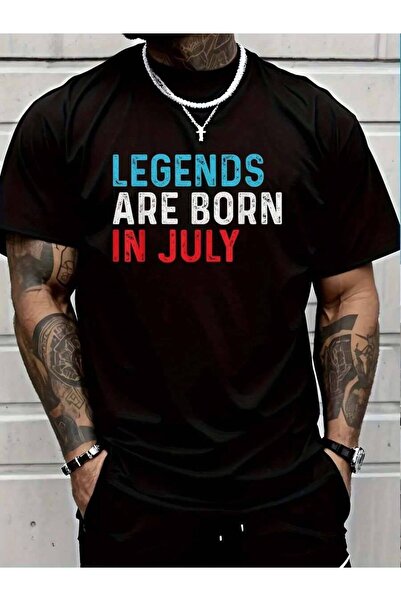 799 100% Cotton 4th Of Legends Are Born In July Men Women T-Shirt Men's Women...