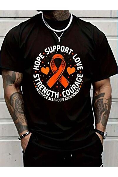 799 100% Cotton Multiple Sclerosis Family Support MS Awareness T-Shirt Women'...