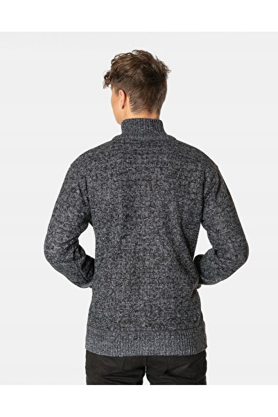 NO BRAND Pulover elegant și călduros pentru bărbați, cu guler semi-înalt 2831...
