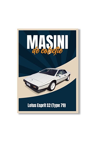 WELLY Sigilat- Lotus Esprit S2 (Type 79)- Nr. 63- Mașini de Colecție 2023- Sc...