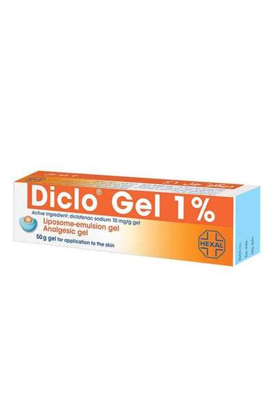 Generic Brand Diclo Gel 1%, Pain Relief, 50 gm