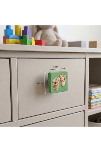 EYMEN YAPI Children's Room Furniture Handle Cabinet Knob Funny Legs No:59