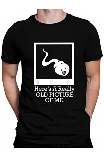 Astogria13 100% Cotton Here's A Really Old Picture Of Me Funny Sperm Women's ...