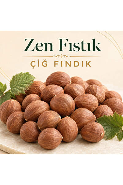 ZEN FISTIK Çiğ Fındık İçi – Doğal ve Kavrulmamış 500 Gr
