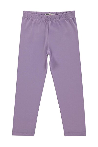 Civil Girls Basic Leggings for Ages 6-9 - Lilac