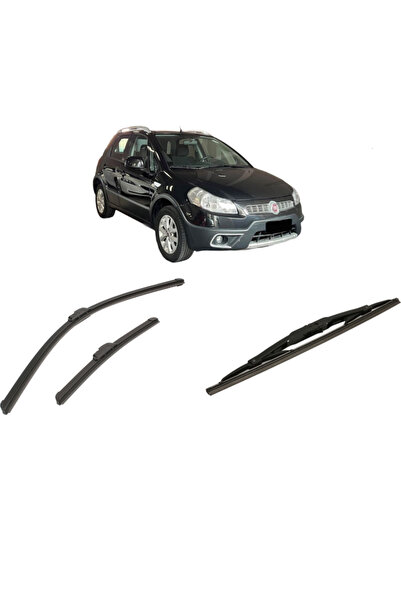 Bosch Σετ 3 υαλοκαθαριστήρων FIAT SEDICI (189) 2006-2014, για παρμπρίζ και πί...