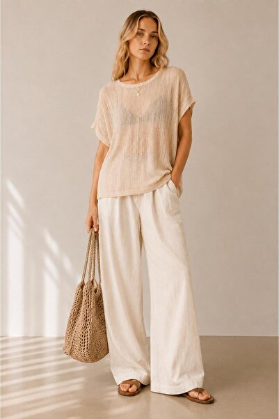 ALEXANDERGARDI Open Knit Oversize Blouse