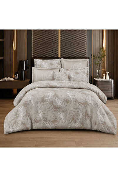 ShinyFlower Luxury Jacquard 7-Piece Comforter Set | 220×240cm Comforter | 400...