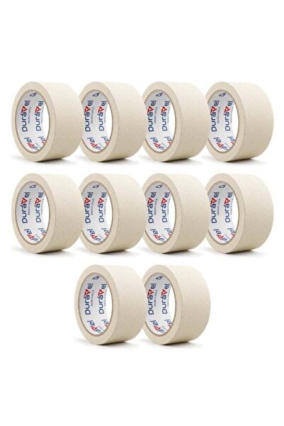 Duravel Pack Of 10 Premium Masking Tape 2Inch X 27 Yards General Purpose Pape...