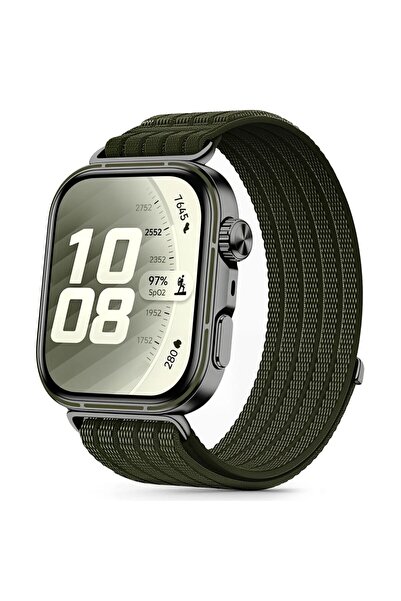 Tech-Protect Curea din nailon pentru Huawei Watch Fit 3/4/4 Pro/5/5 Pro, Verd...