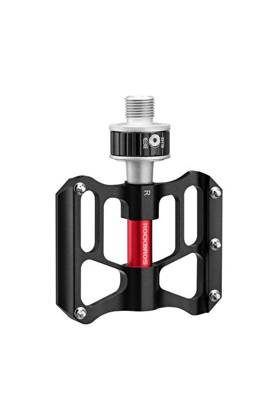 ROCKBROS K3462F-BK Πεντάλ Ποδηλάτου Πλατφόρμας, Ταχείας Απελευθέρωσης, Σφραγι...