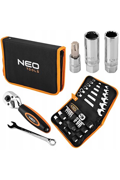 NEO Tools Trusă de scule pentru motocicletă 25 piese NEO