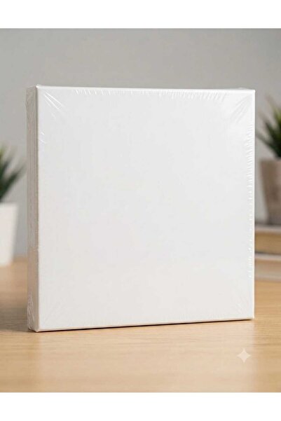 abnturk 13x13 cm Mini Kare Kompozit Tuval – Sanatçılar, Öğrenciler ve Hobi Tu...