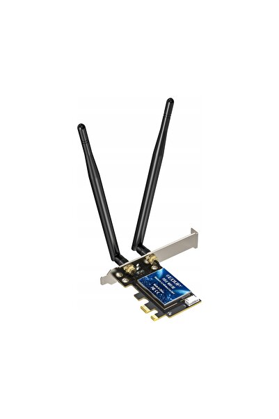 EDUPAZ Placă de rețea PCI-E Intel AX210 WiFi 6 și Bluetooth 5.3 pentru PC