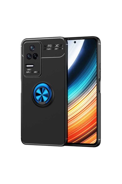 Ummeslem Compatible Case for Xiaomi Poco F4 Colorful Ravel Cover with Ring th...