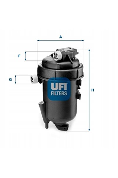 UFITWEAR Filtru de combustibil diesel KPL. OE UFI