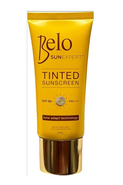 Belo واقي من الشمس ملون بيلو صن إكسبرت SPF50 بحجم 50 مل (تغطية طبيعية وتكيف م...