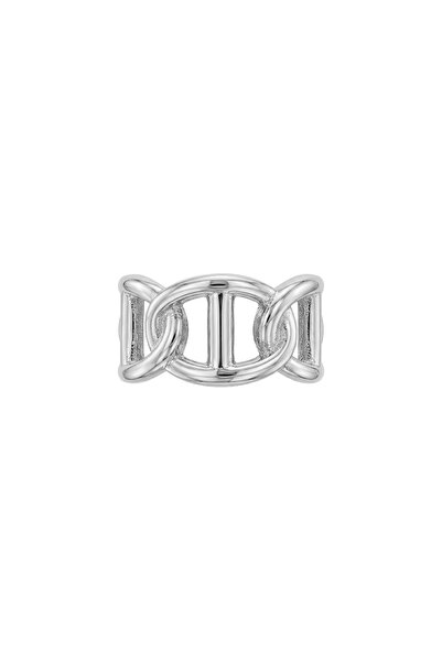 Charmist Steel Elara Chain Form Ring Silver