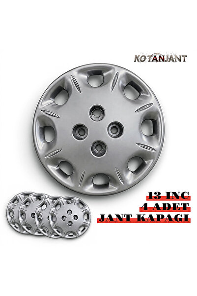 Kotanjant FİAT TOFAŞ ŞAHİN 13 İnç Jant Kapağı 4'lü Set Gümüş