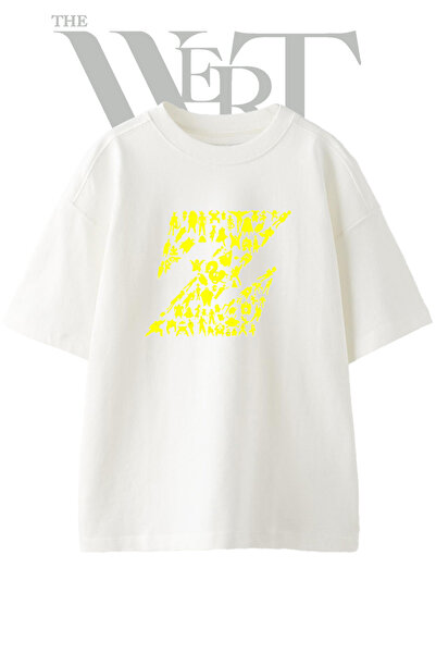THEWERT Tricou supradimensionat alb unisex cu imprimeu cu design Dragon Ball ...
