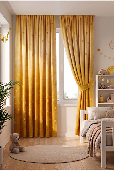 TOLLY PAW Baby Kids Room Background Curtain Patterned Decorative Digital Prin...