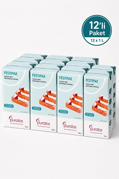 PURATOS Festipak Sıvı Şanti – 12 Adet