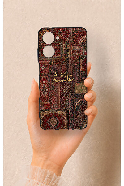 Vip Case Realme 10 Uyumlu Vintage Halı Desenli Silikon Kılıf