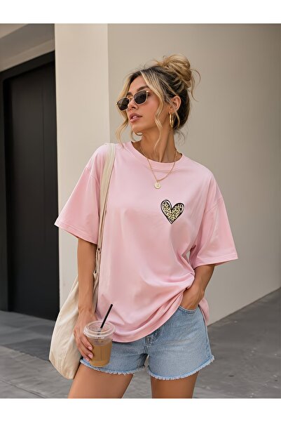 puolikuu Unisex Comfortable Fit Tshrit Printed Tshirt