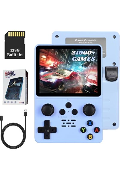 Bewinner R35s Retro Game Console with Dual Joystick, 21000+ Games Handheld Ga...