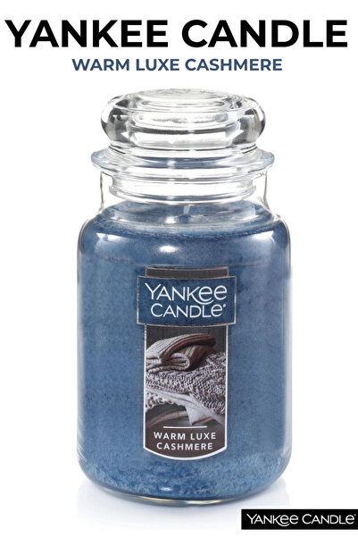 Yankee Candle Warm Luxe Cashmere Kokulu Mum - 623 g (22 oz) - Vanilya & Sanda...